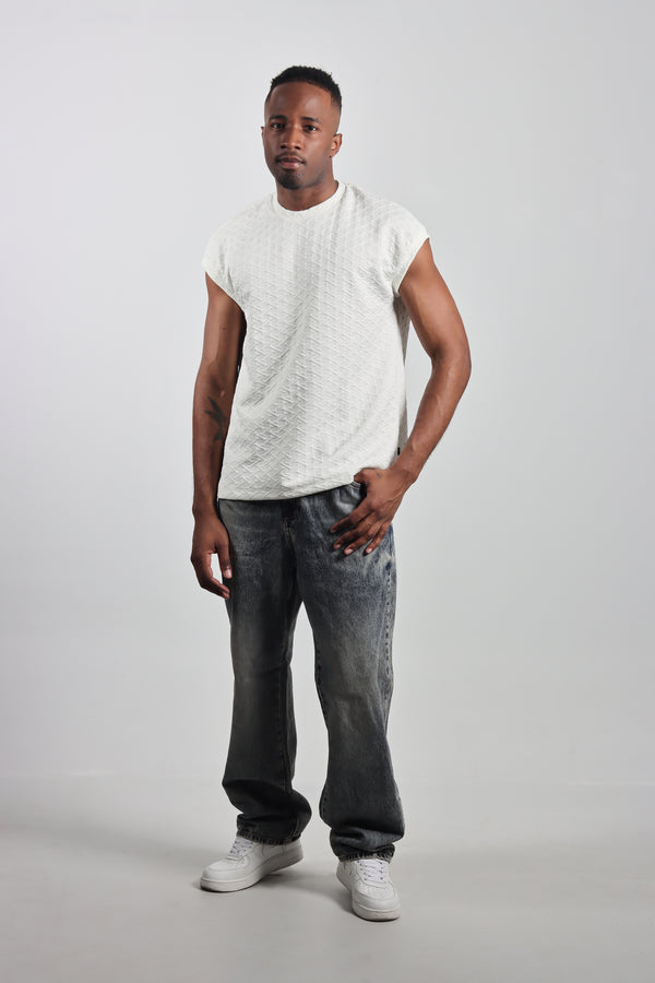 Camiseta Nacar Tank Regular Texturas