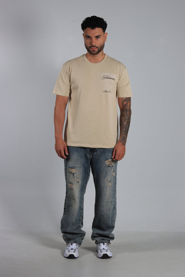 Pantalon Azul Sky Medio Baggy Clasico