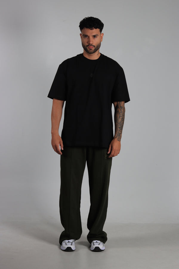 Sudadera Verde Oversize Vena Delantera