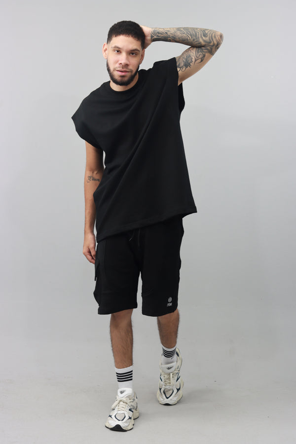 Camiseta Tank Negro Oversize