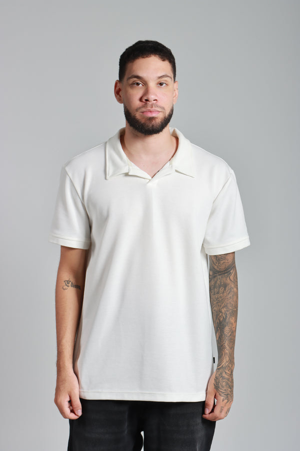 Polo Marfil Cuello Sport