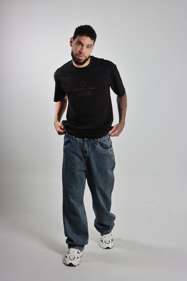 Camiseta Negro Streetwe Regular