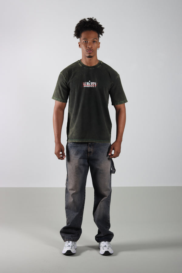 Pantalon Azul Matiz Baggy Prime Bolsillo