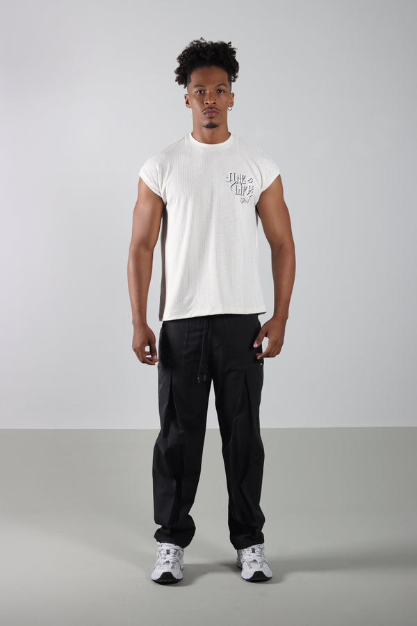 Jogger Negro Barrel Tablon