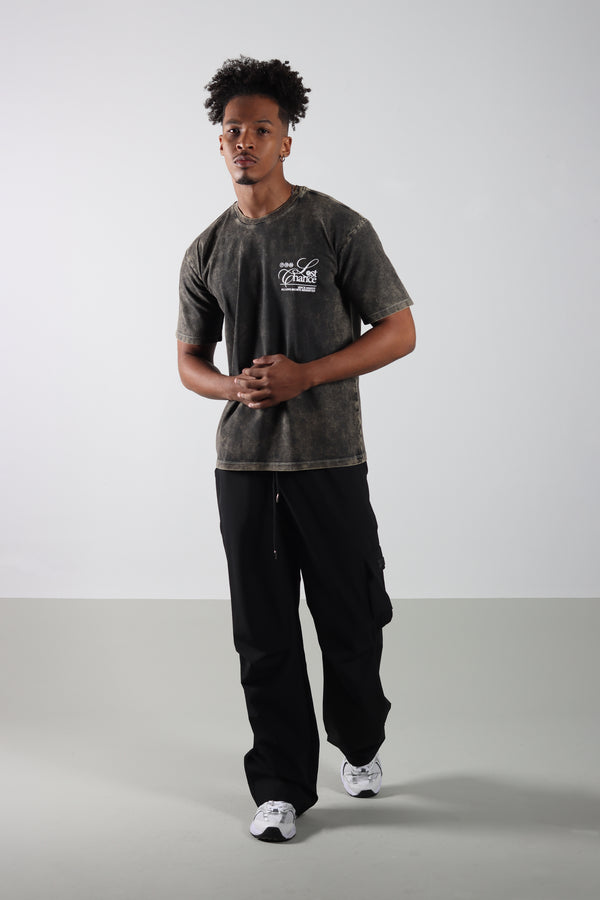 Camiseta Amarillo Regular Estampada