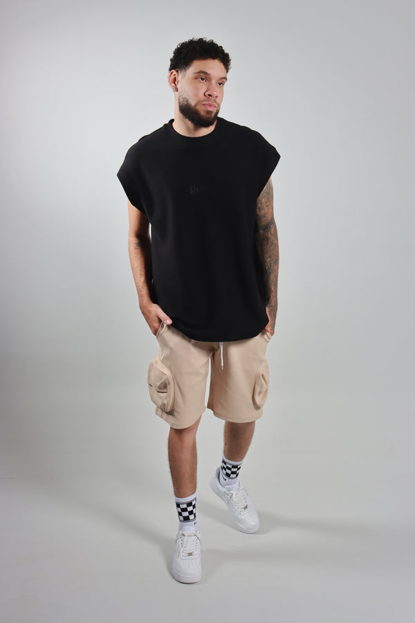 Camiseta Negro Tank Oversize
