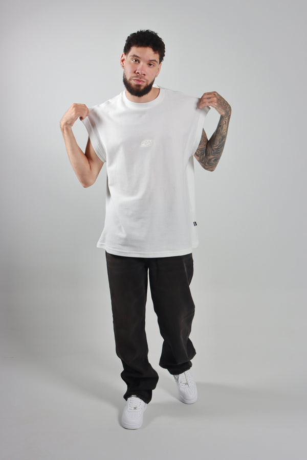 Camiseta Ivory Tank Oversize