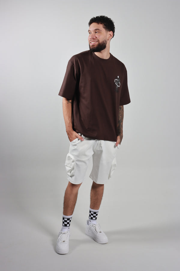 Camiseta Café Boxy Fit Oversize