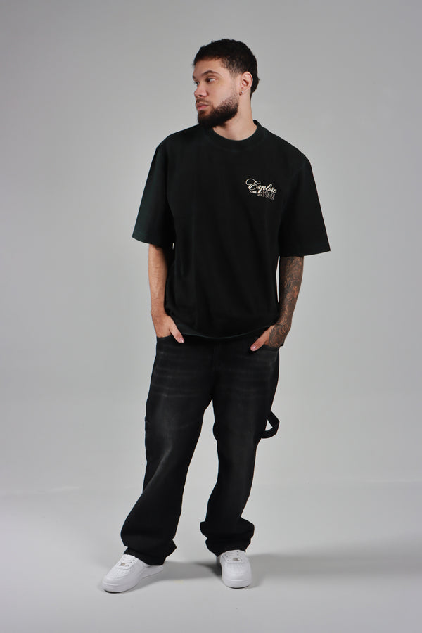 Camiseta Verde Pino Oversize