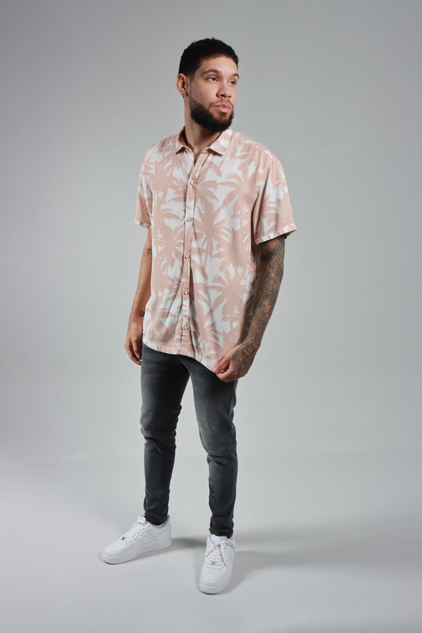 Camisa Cafe Estampada