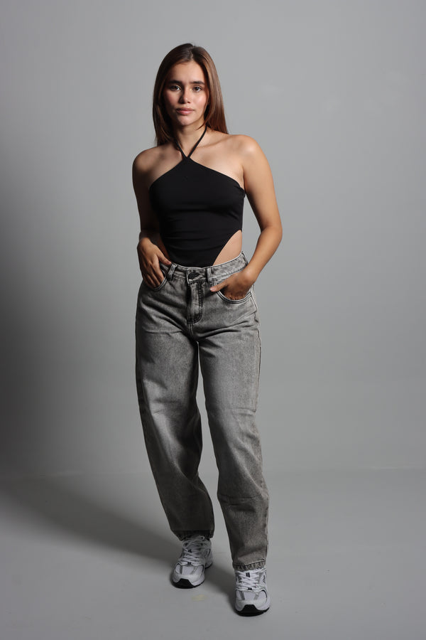 Body Negro Escote Halter