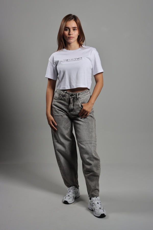 Camiseta Blanco Cropped