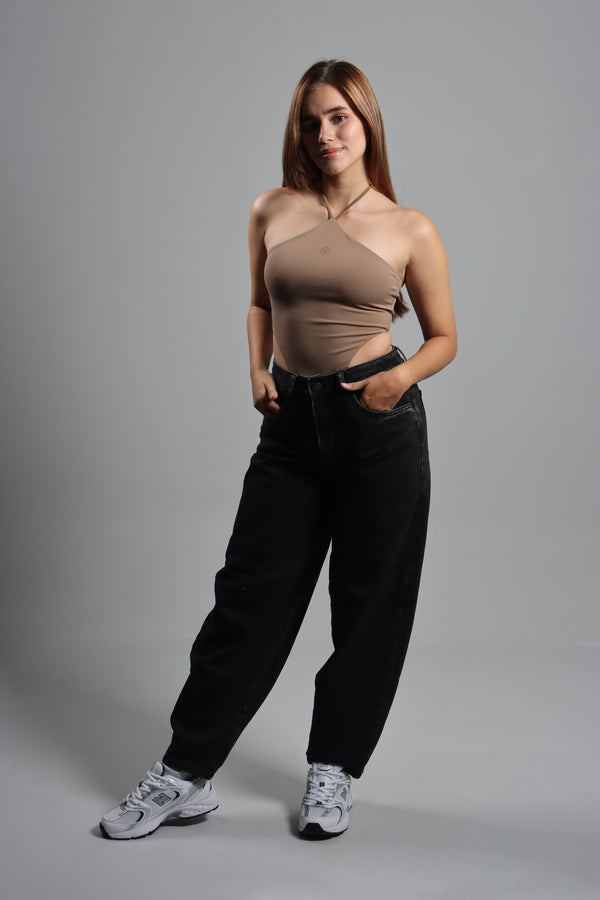 Body Beige Escote Halter