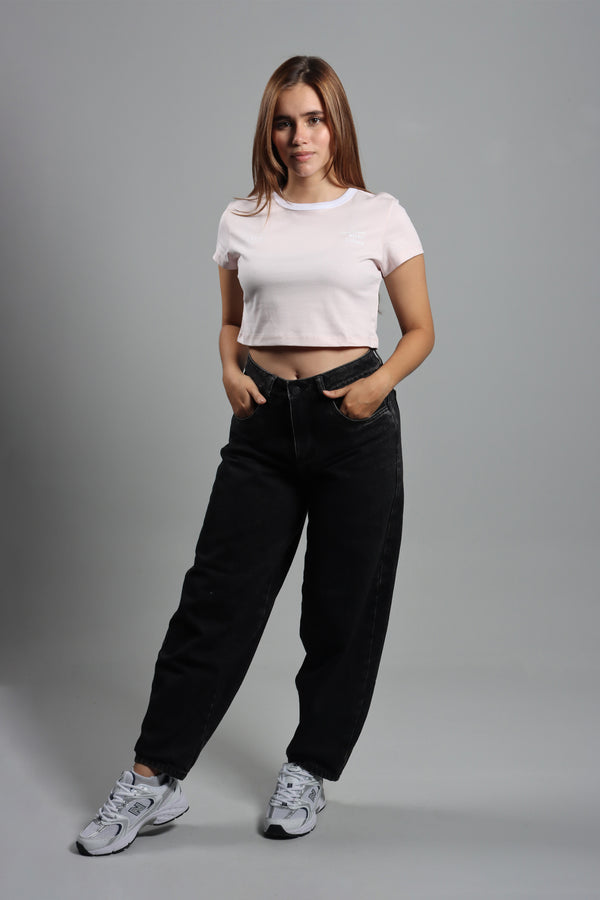 Crop Top Rosado Basico Mariana