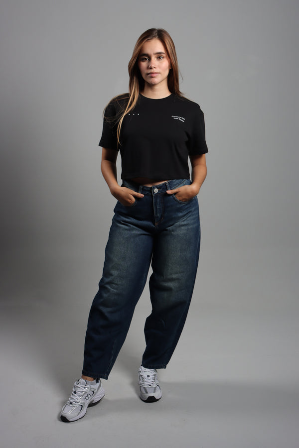 Camiseta Negro Cropped