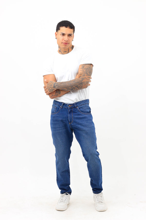 Pantalon Azul Oscuro Clasico Regular