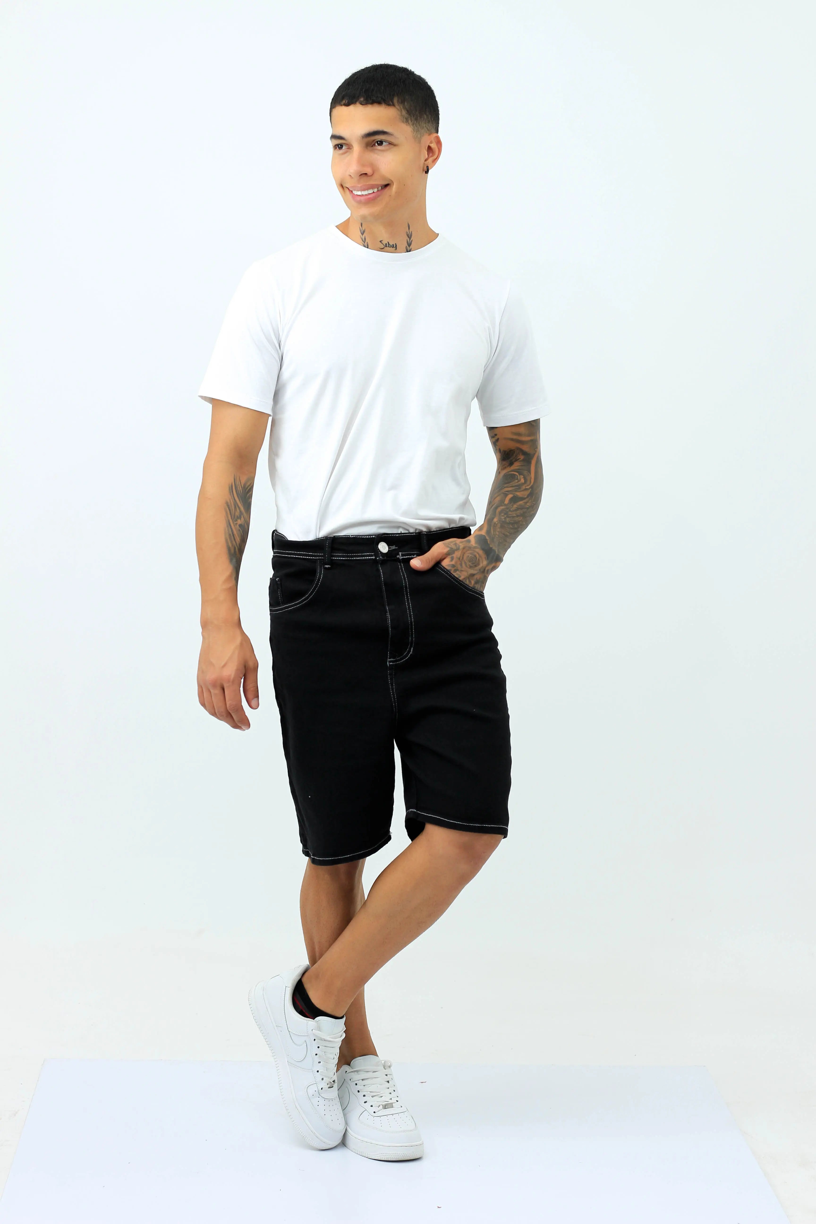 Bermuda best sale negra rota